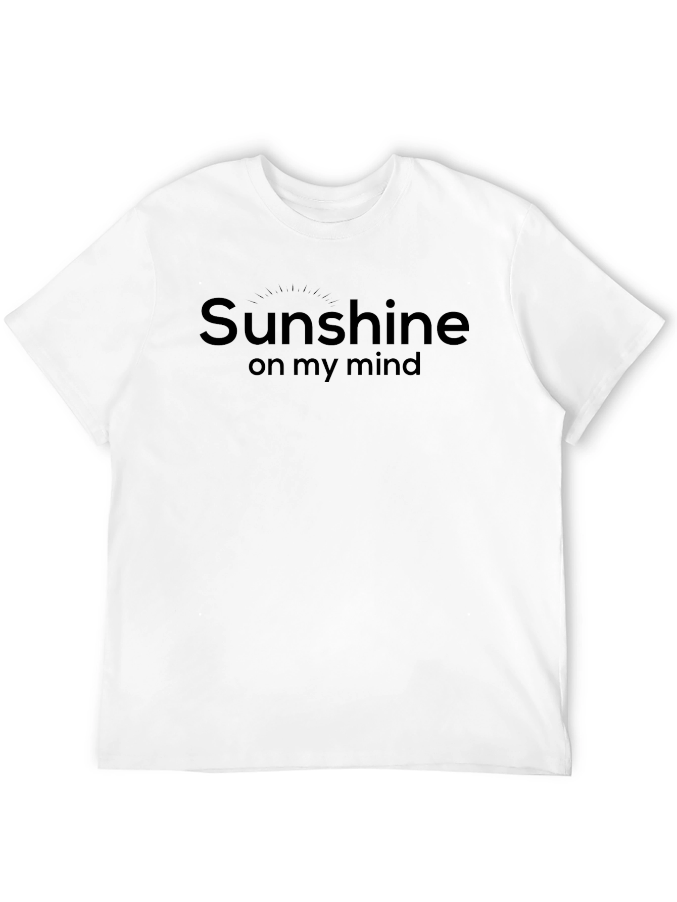 Sunshine On My Mind Black Graphic Tee