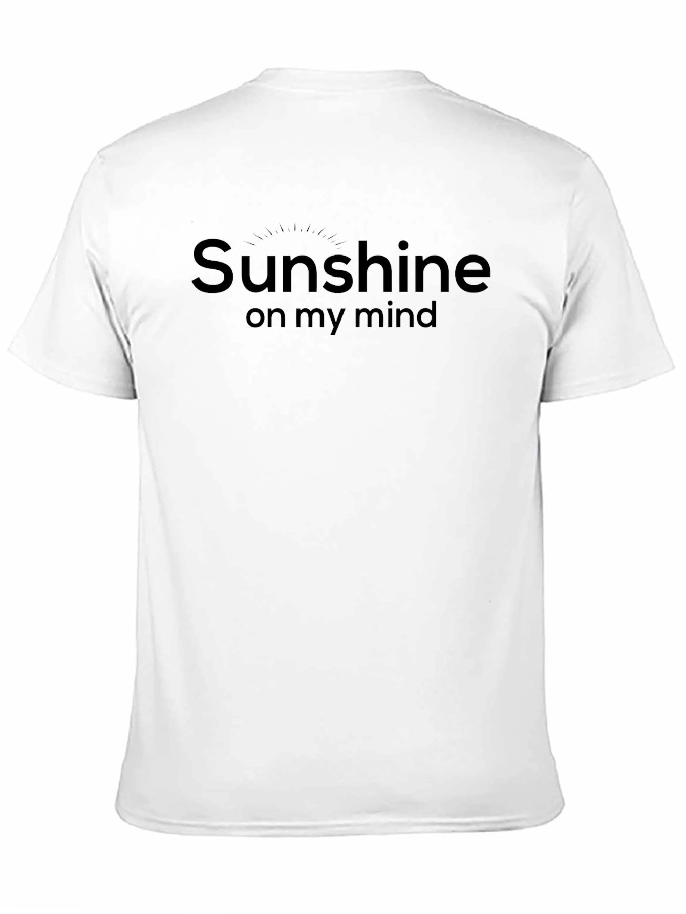 Sunshine On My Mind Black Graphic Tee
