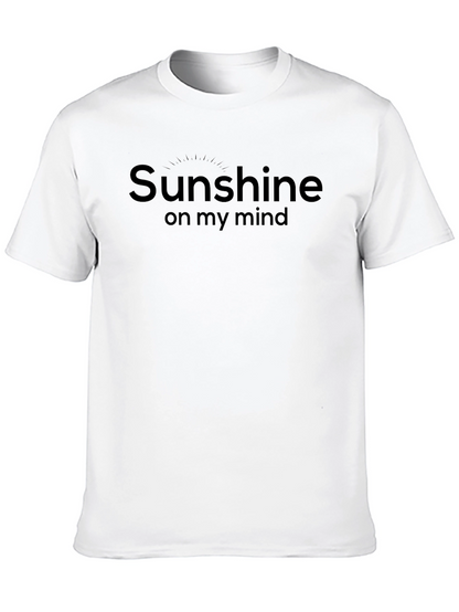 Sunshine On My Mind Black Graphic Tee