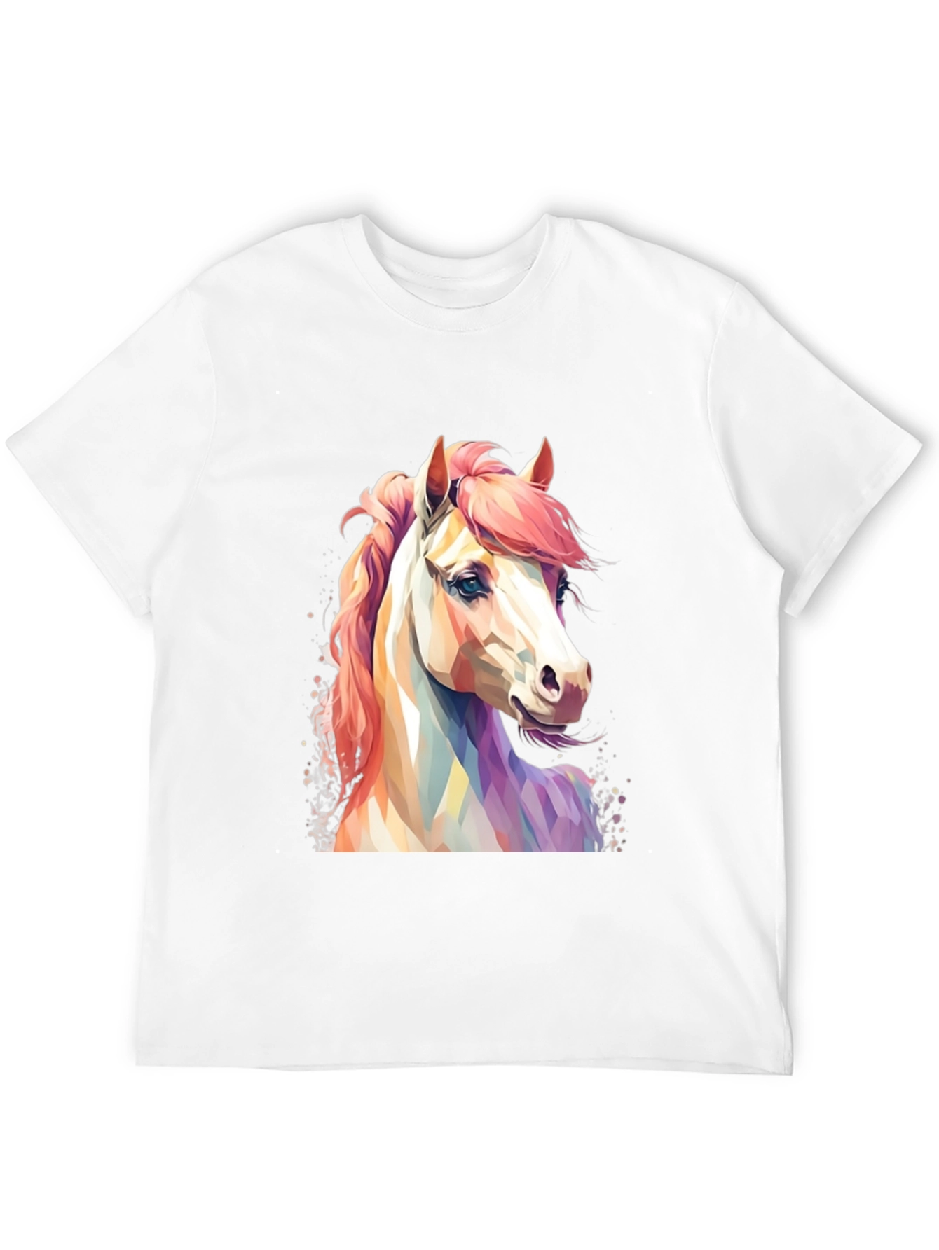 Horse Graphic T-Shirt - Mens Black Tee