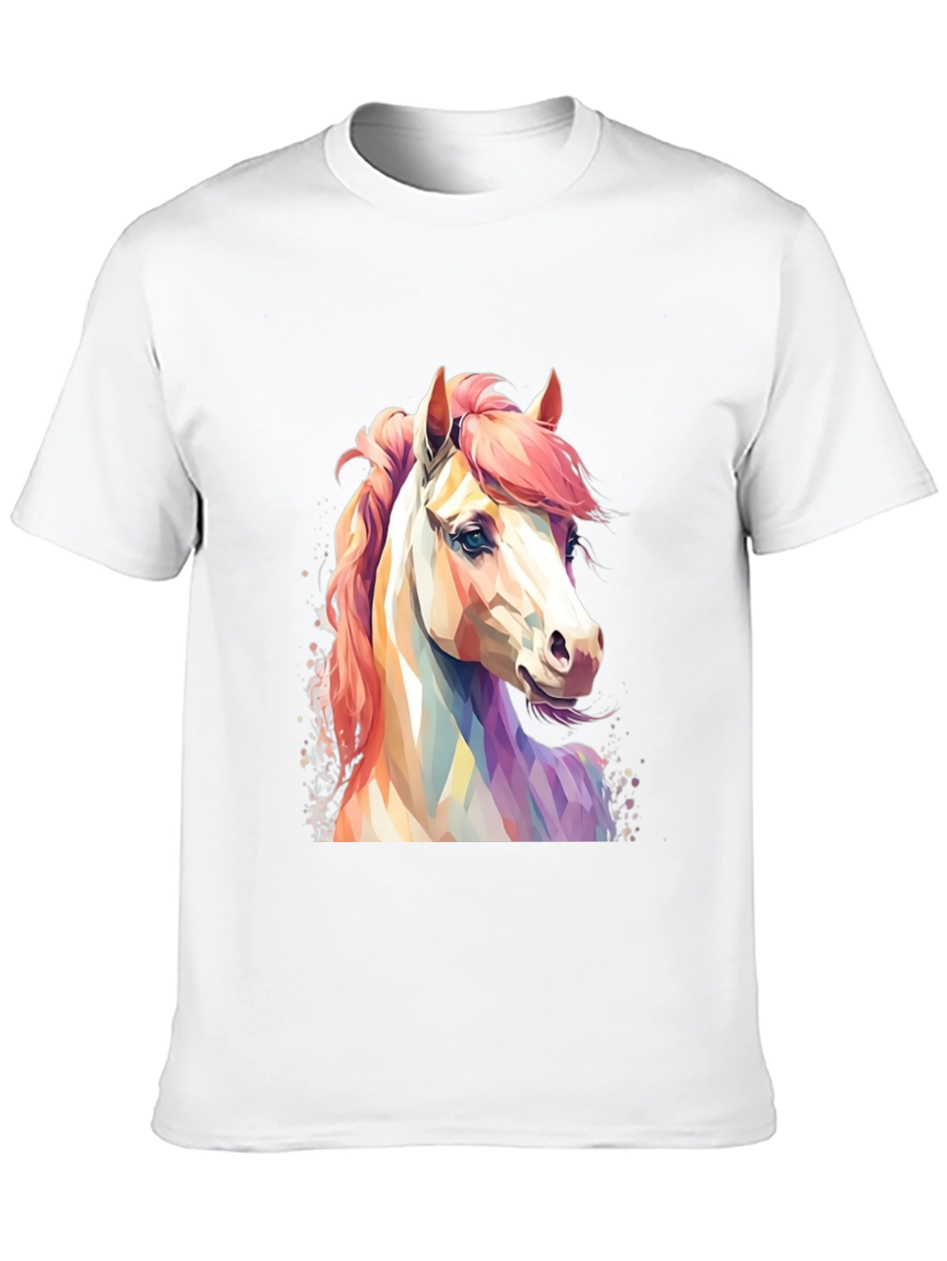Horse Graphic T-Shirt - Mens Black Tee