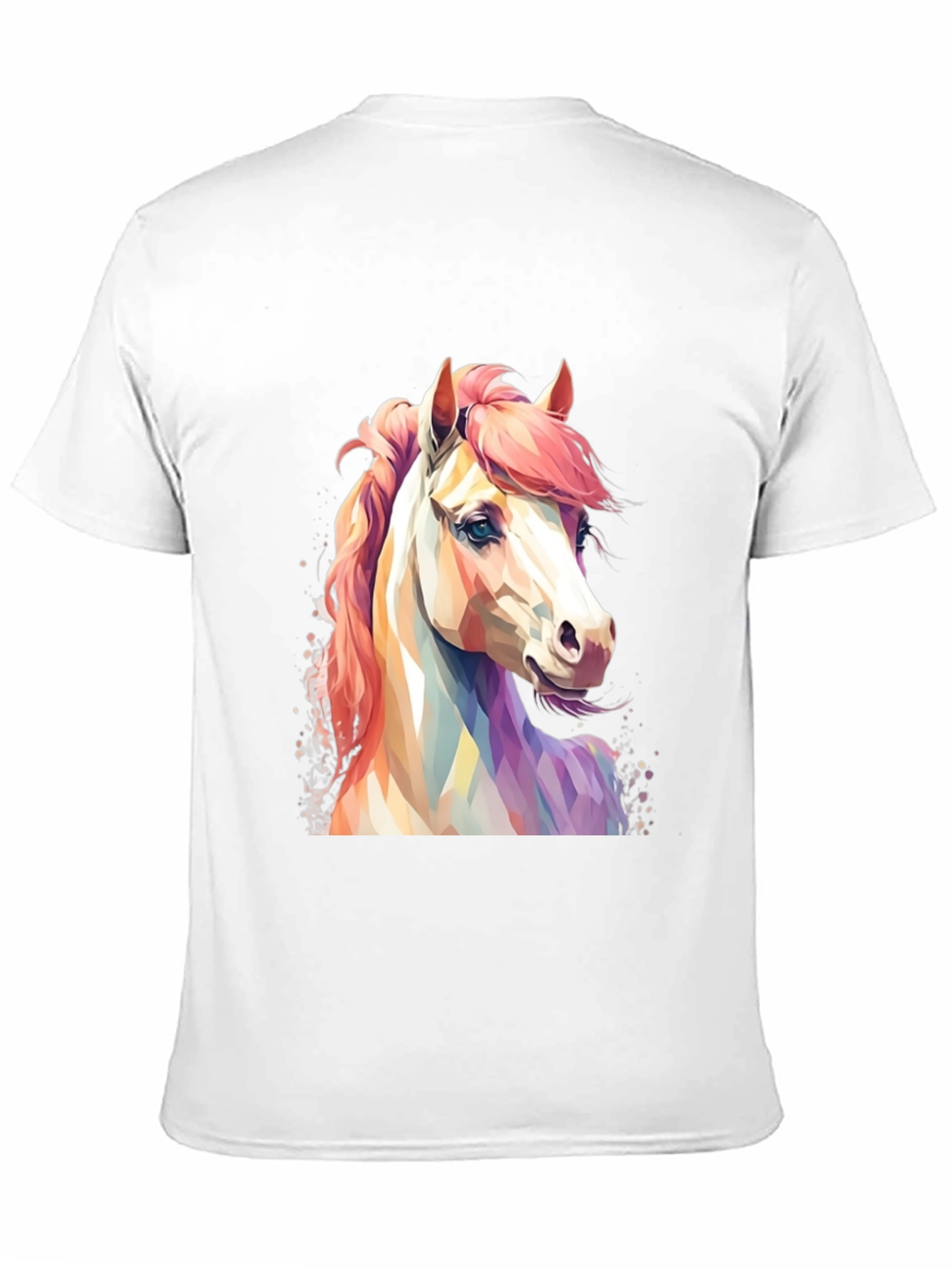 Horse Graphic T-Shirt - Mens Black Tee