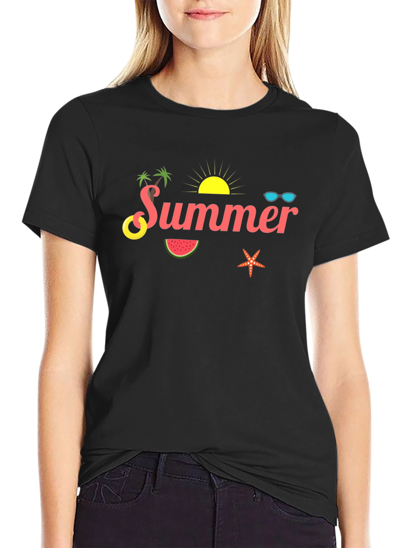 Summer Graphic T-Shirt - Beach Vibes