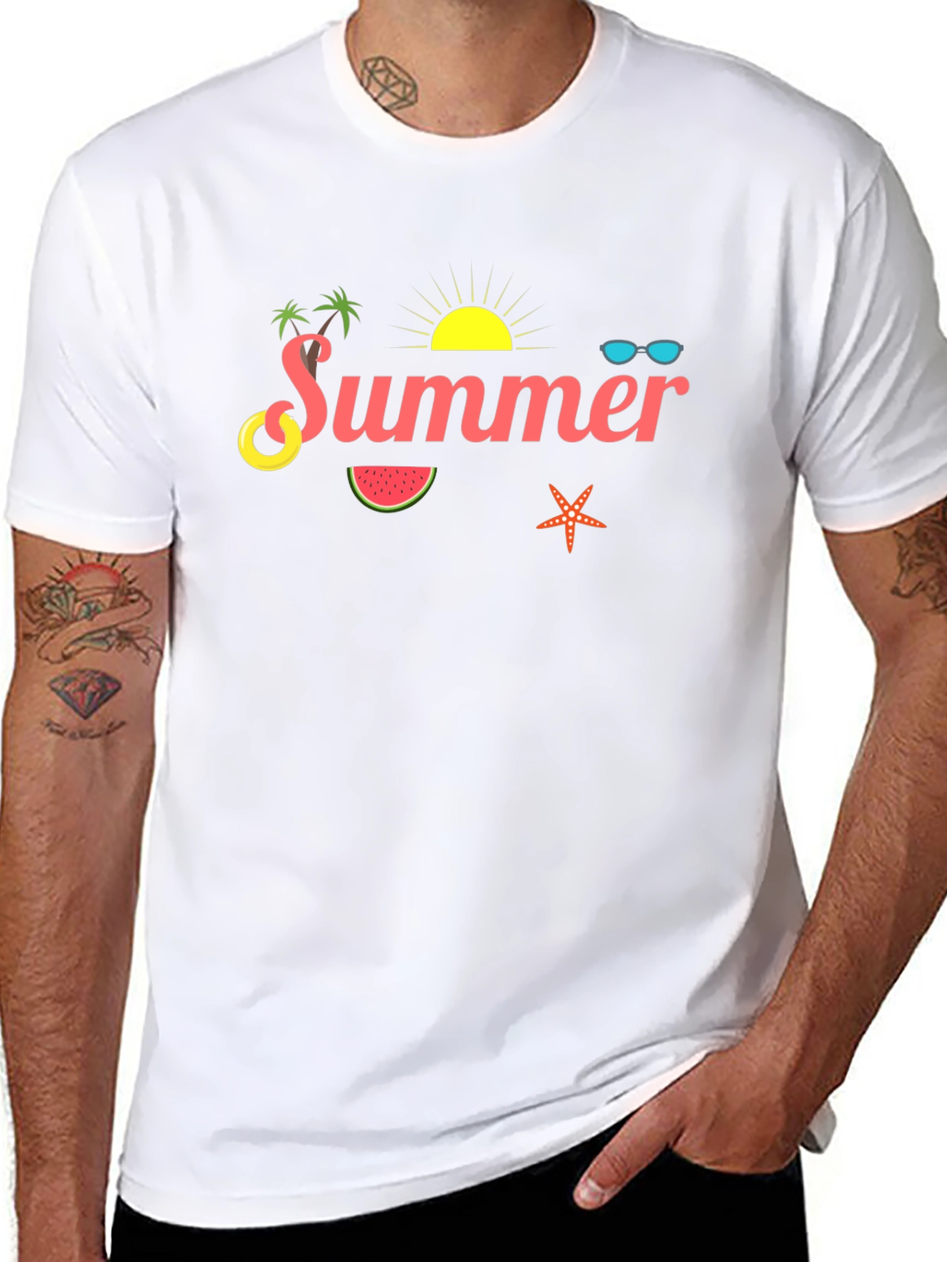 Summer Graphic T-Shirt - Beach Vibes