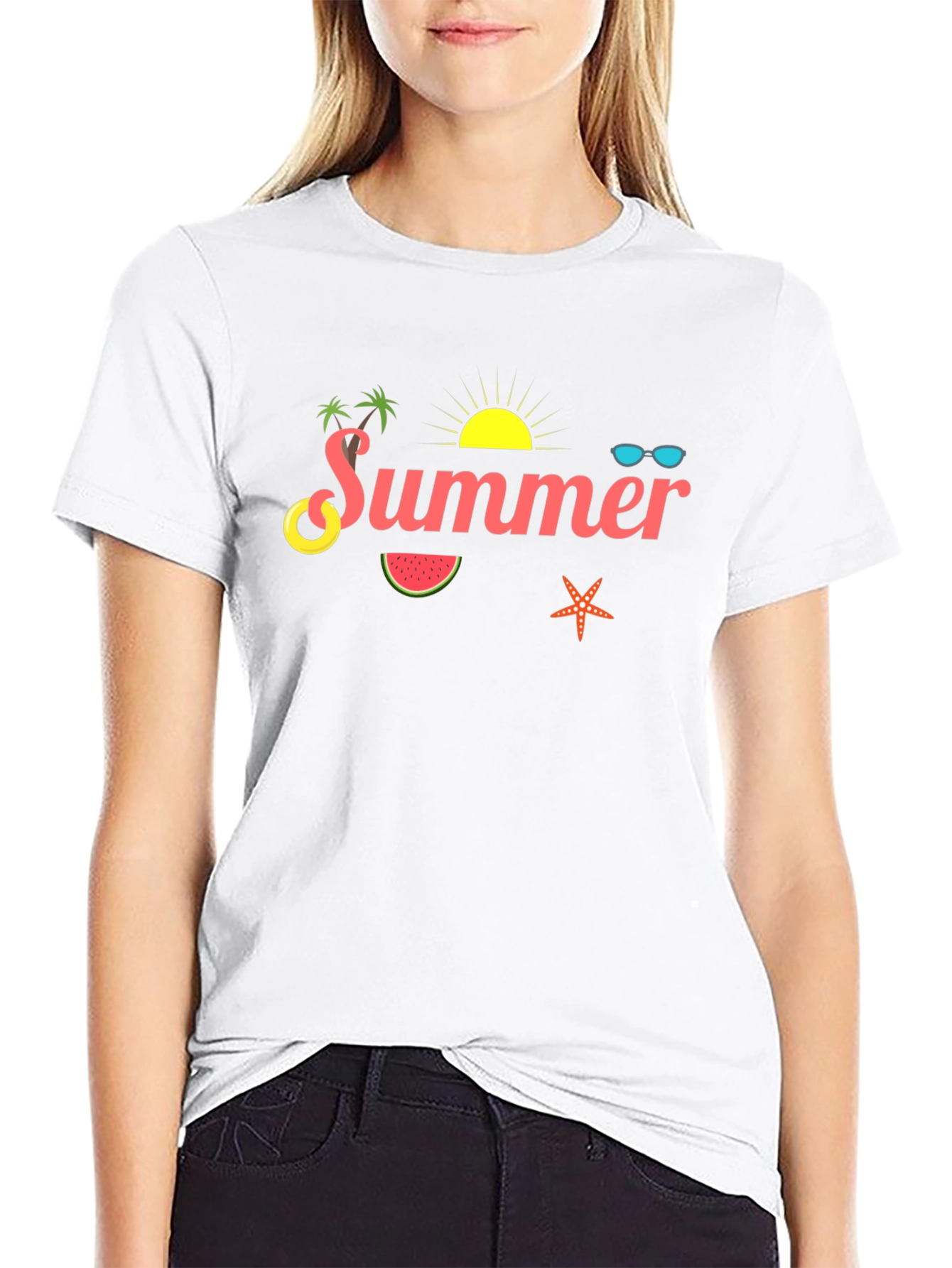 Summer Graphic T-Shirt - Beach Vibes
