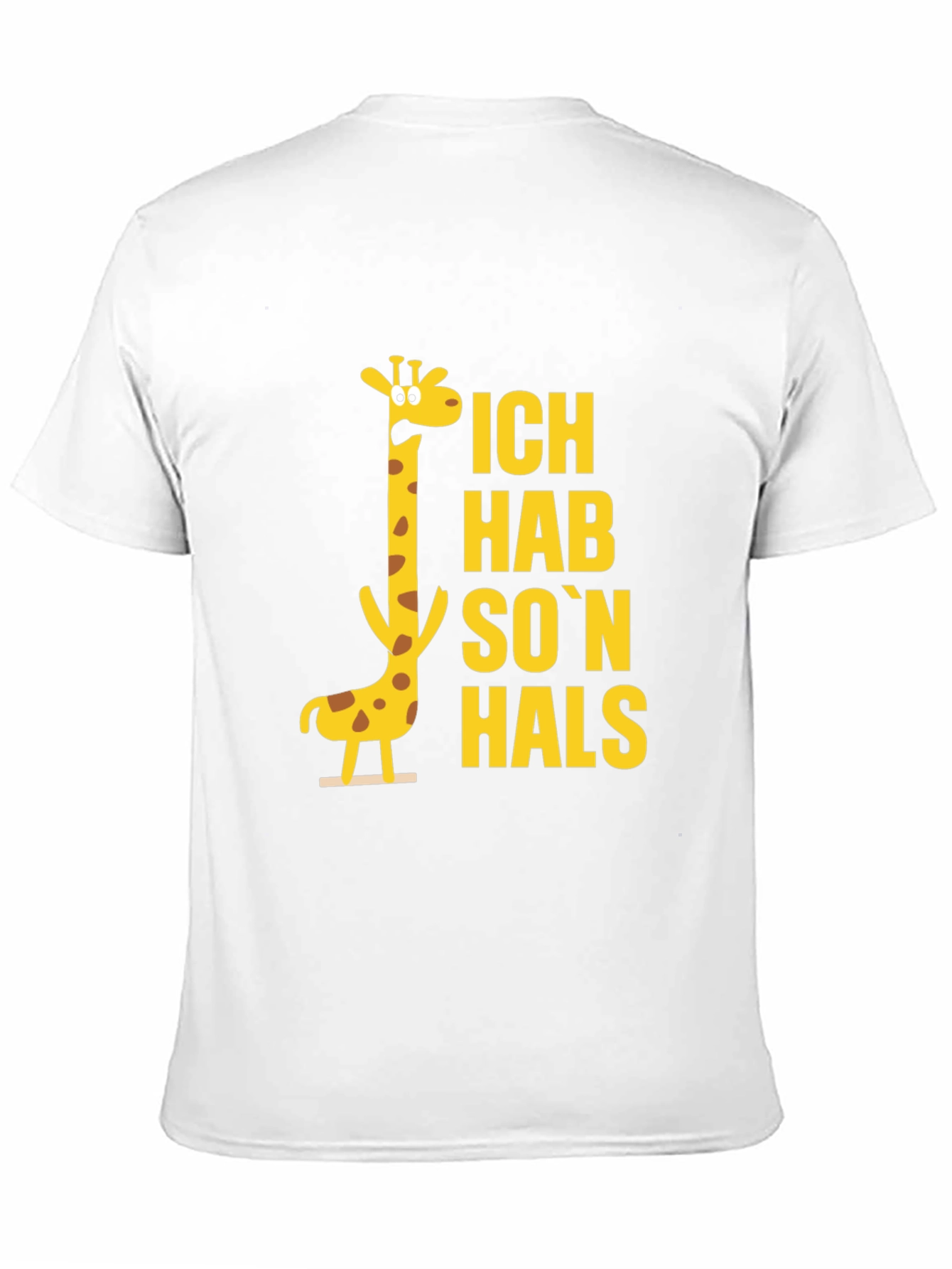 Ich Hab Son Hals Giraffe Black T-Shirt