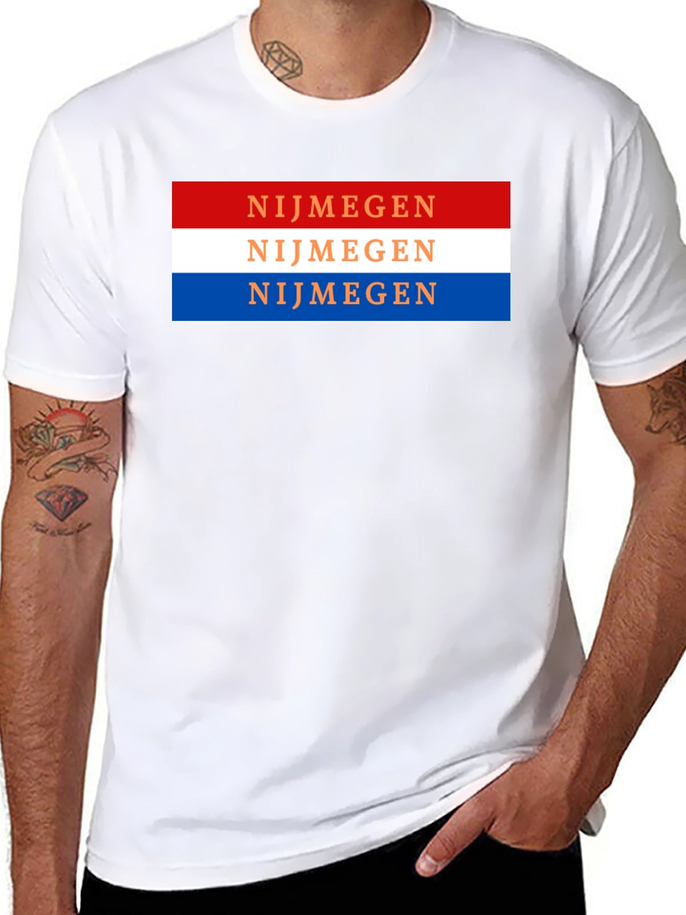 Nijmegen Flag T-Shirt - Classic Design