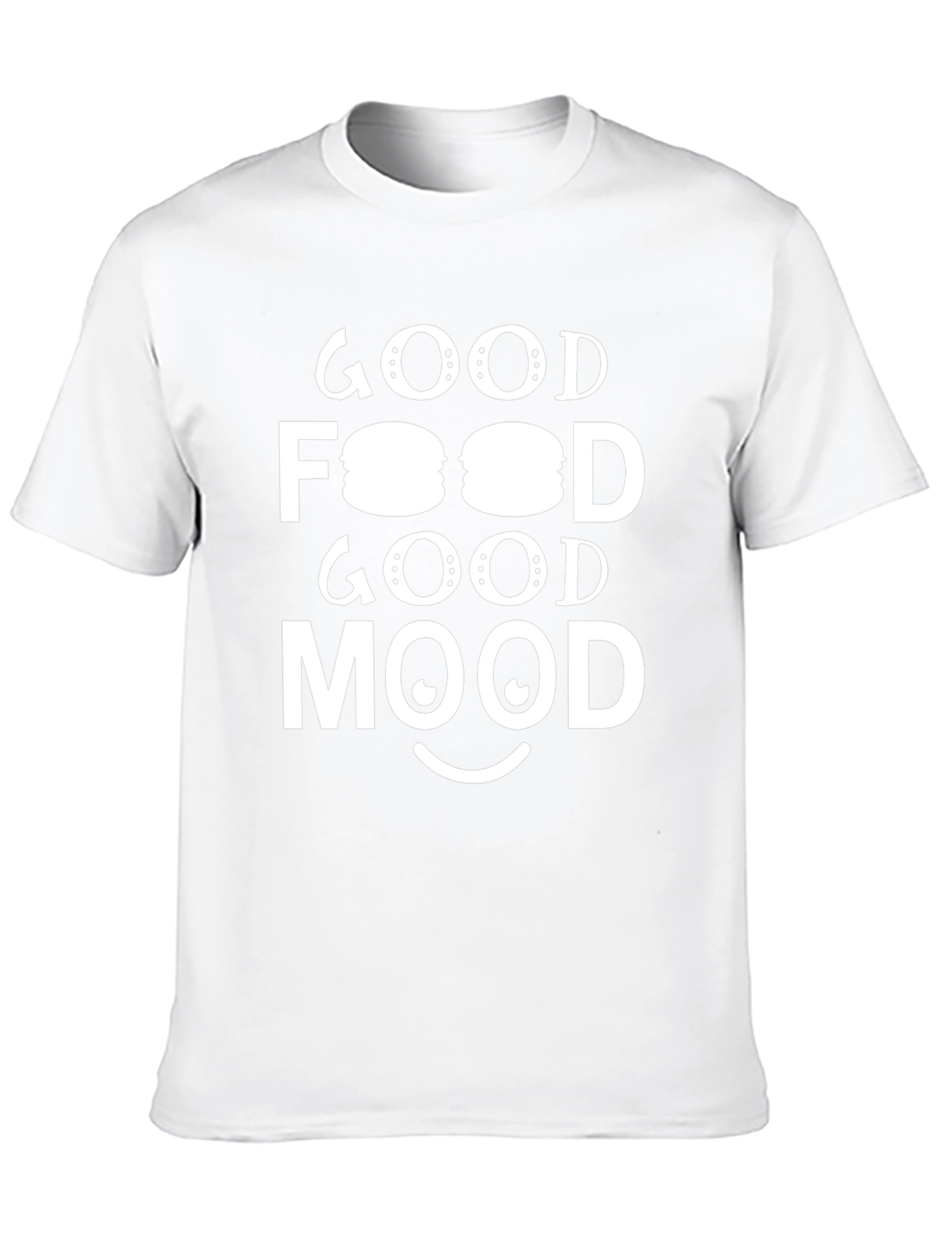 Good Food Good Mood Graphic Tee - Black