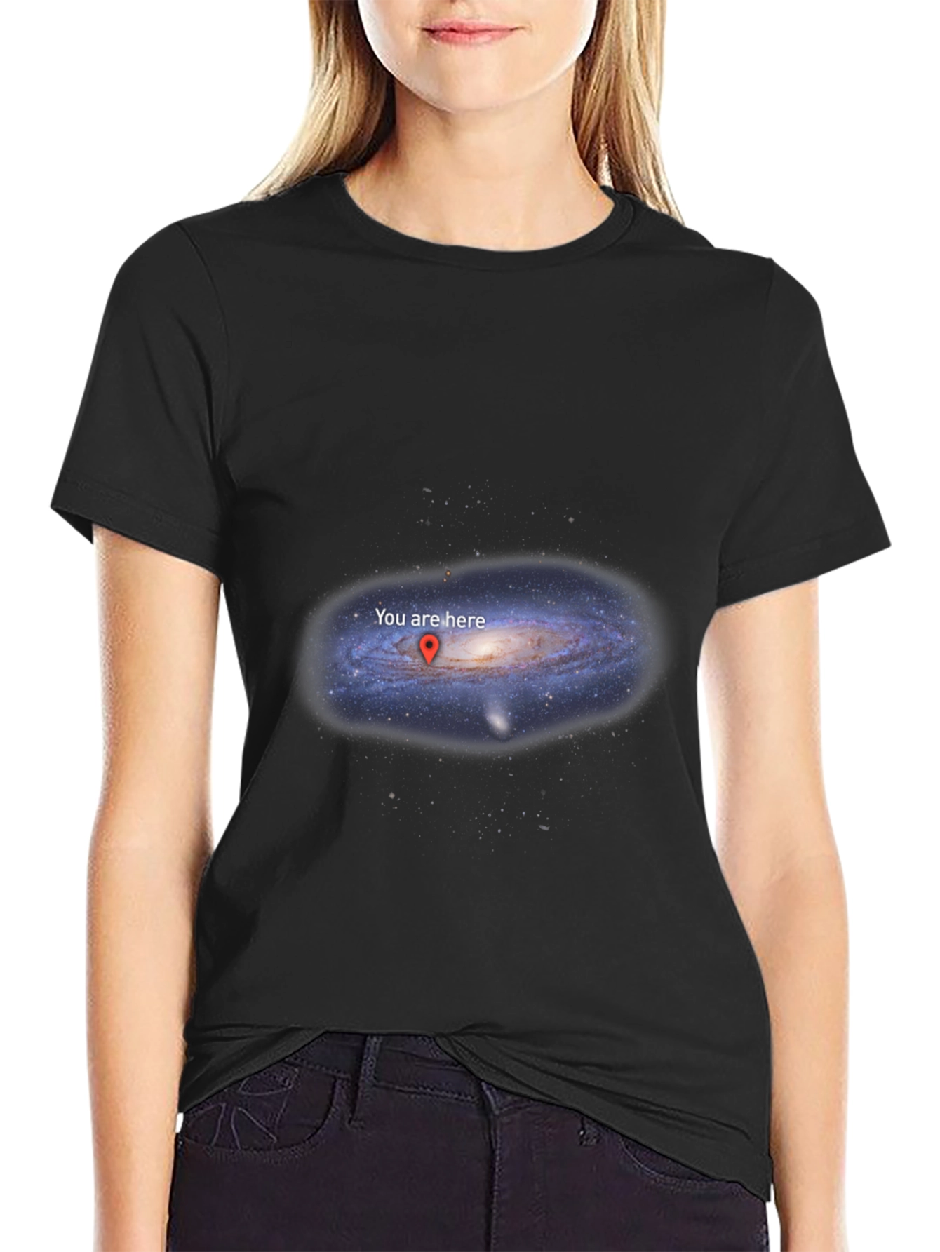 Galaxy You Are Here Graphic T-Shirt