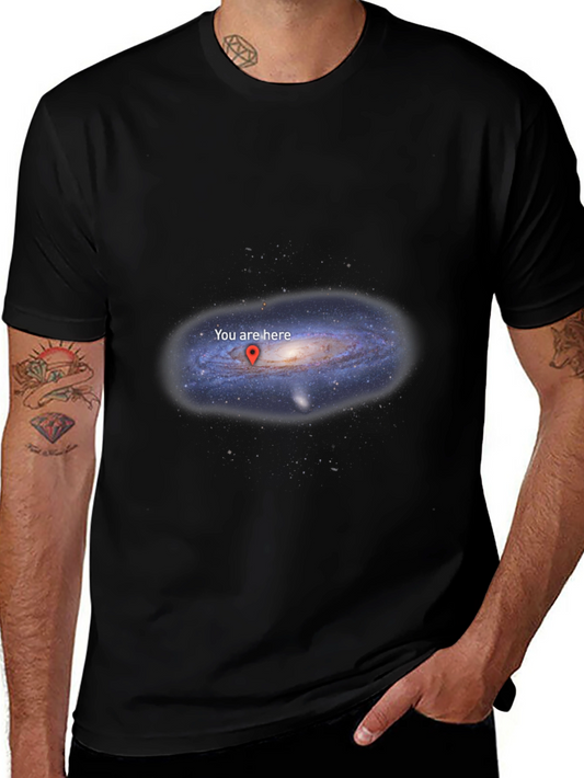 Galaxy You Are Here Graphic T-Shirt