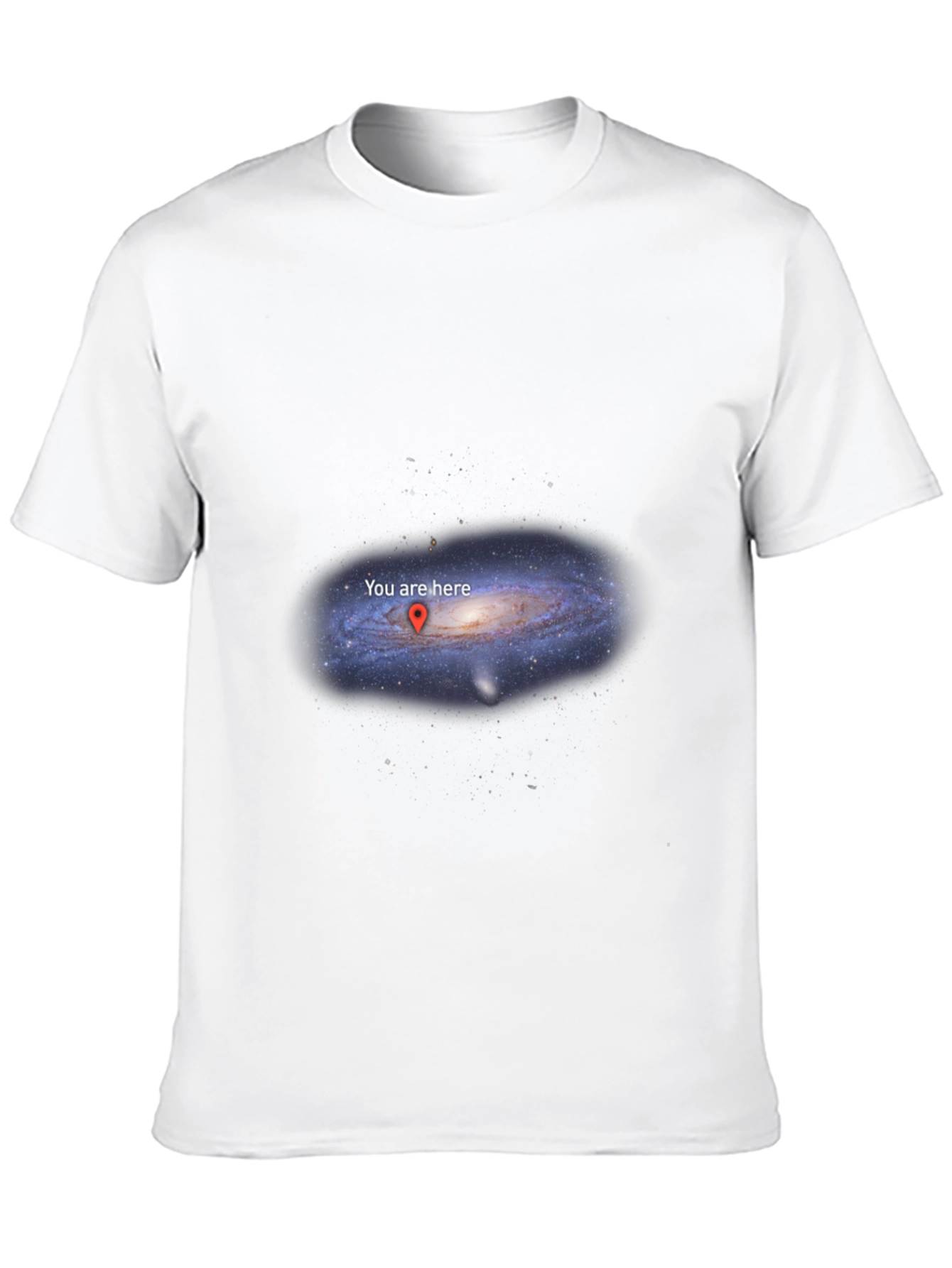 Galaxy You Are Here Graphic T-Shirt