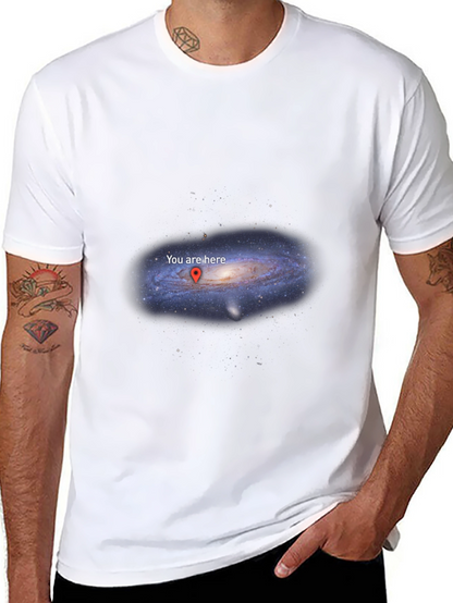 Galaxy You Are Here Graphic T-Shirt