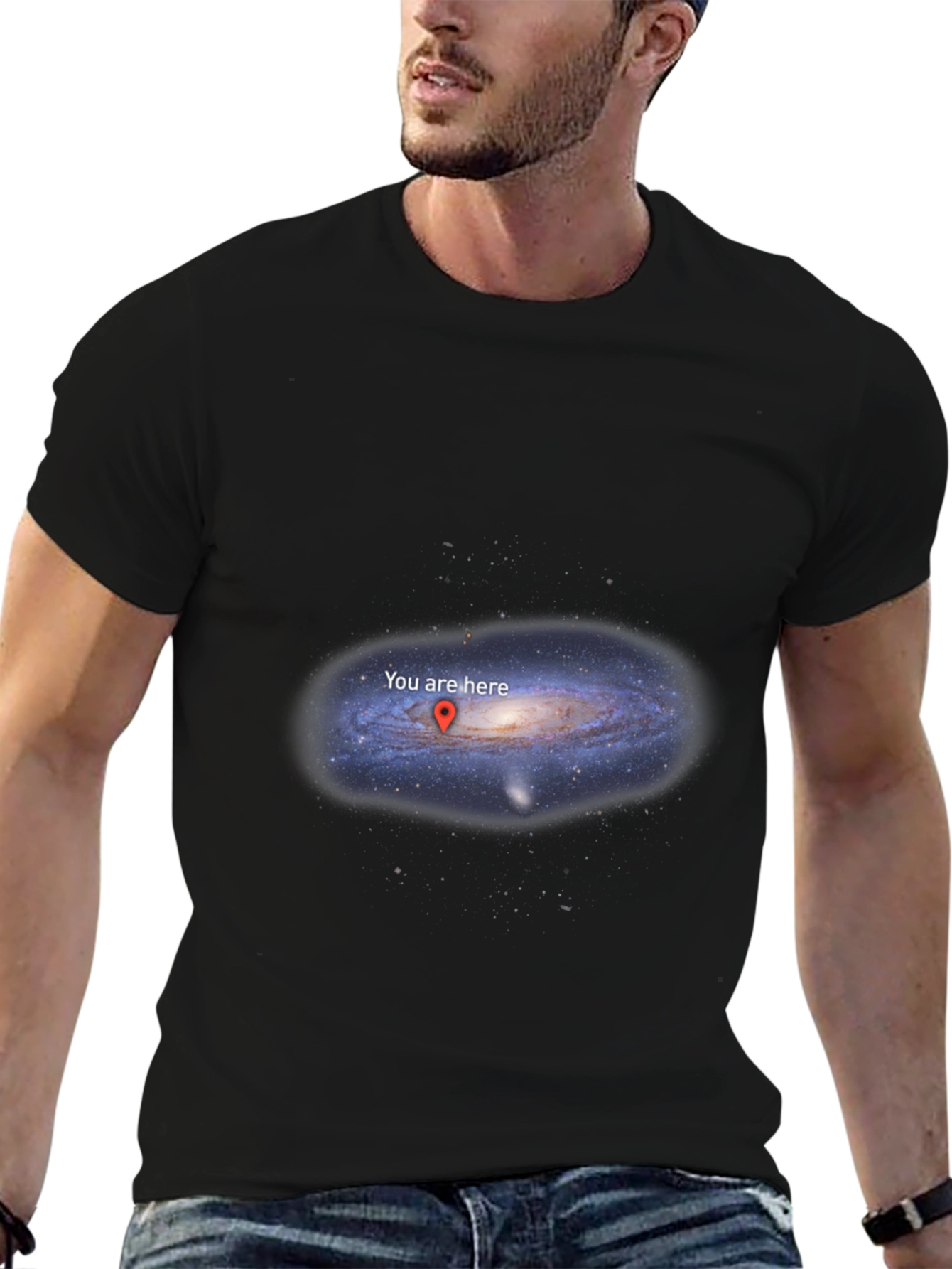 Galaxy You Are Here Graphic T-Shirt