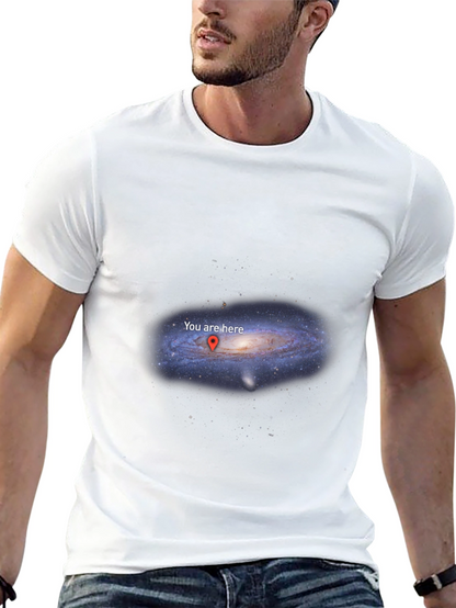 Galaxy You Are Here Graphic T-Shirt