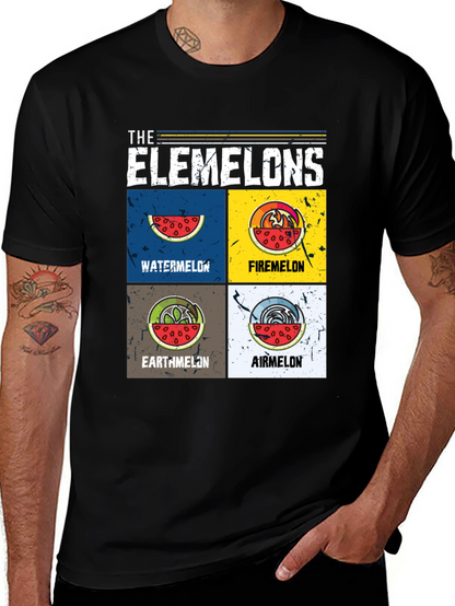 The Elemelons T-Shirt - Funny Element Watermelon Graphic Tee