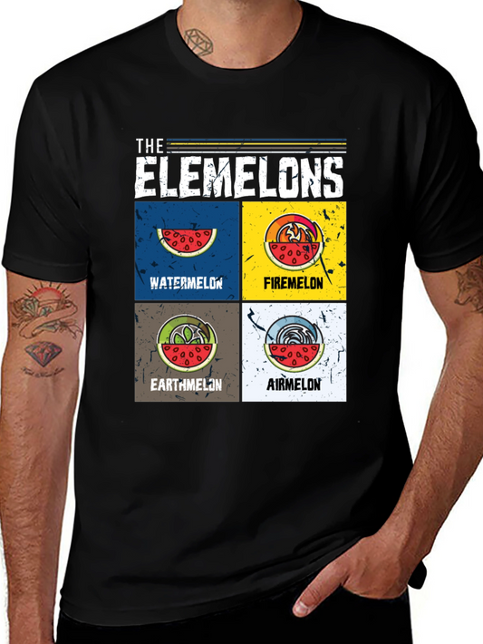 The Elemelons T-Shirt - Funny Element Watermelon Graphic Tee