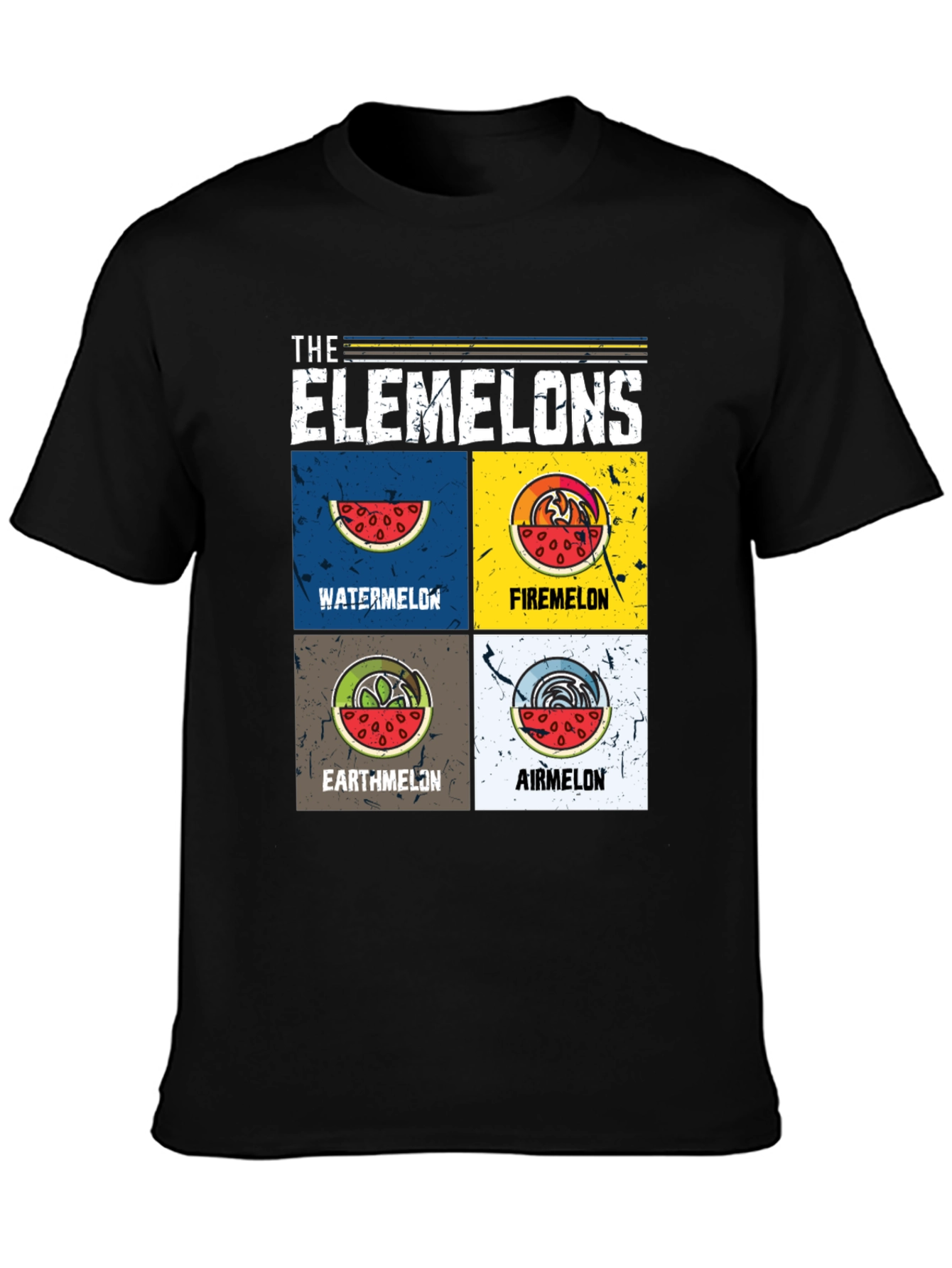 The Elemelons T-Shirt - Funny Element Watermelon Graphic Tee