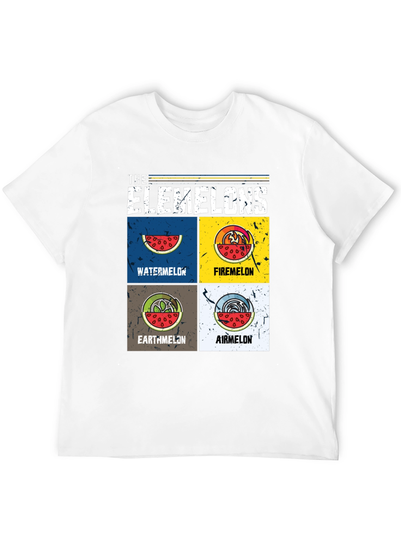 The Elemelons T-Shirt - Funny Element Watermelon Graphic Tee