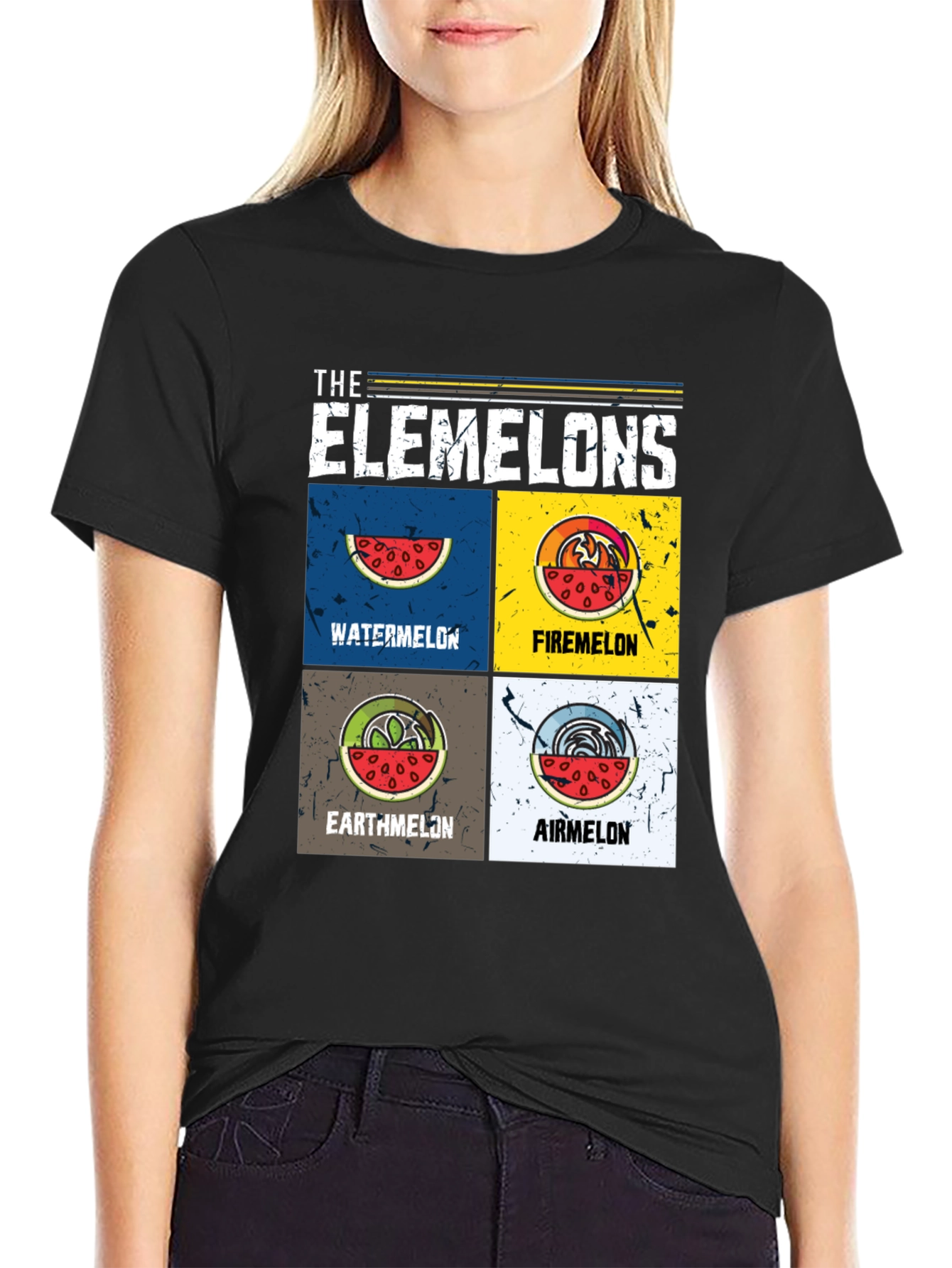 The Elemelons T-Shirt - Funny Element Watermelon Graphic Tee