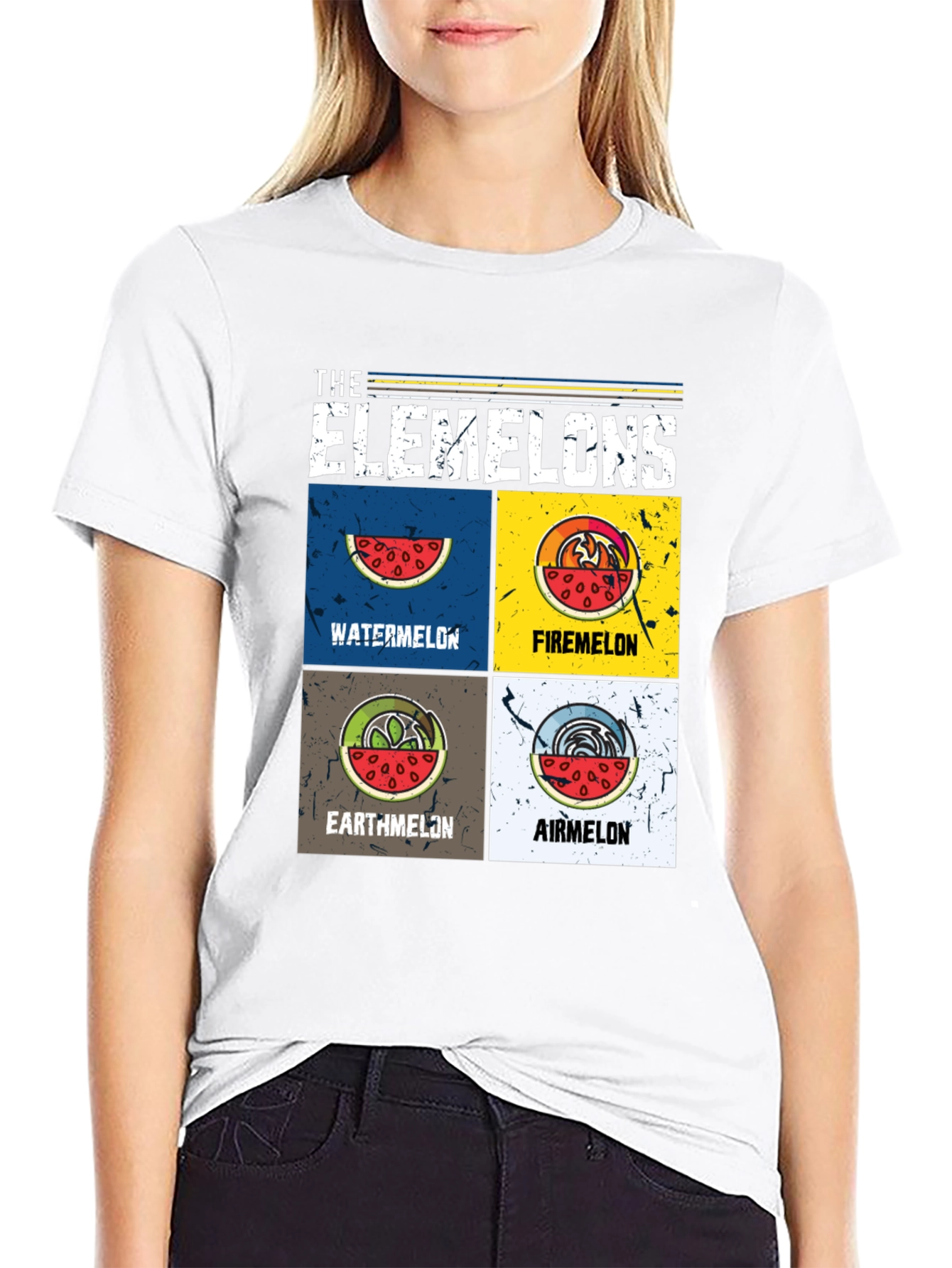 The Elemelons T-Shirt - Funny Element Watermelon Graphic Tee