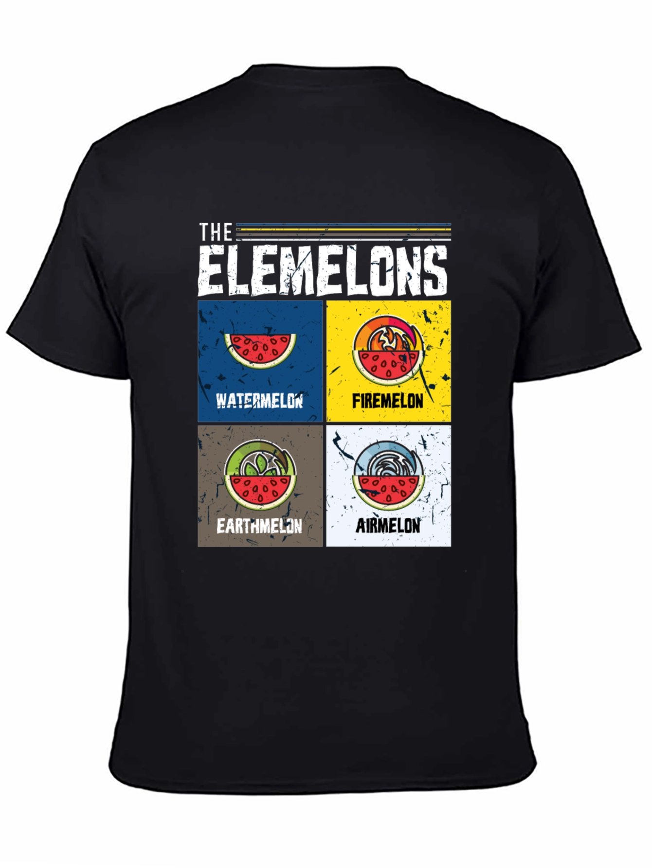 The Elemelons T-Shirt - Funny Element Watermelon Graphic Tee
