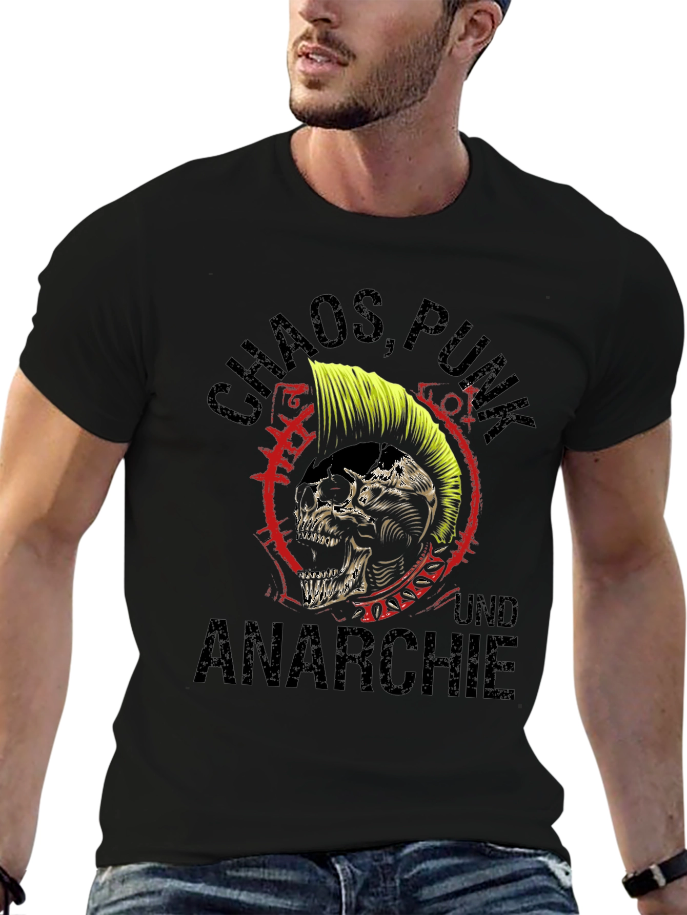 Chaos Punk Anarchie Graphic Tee