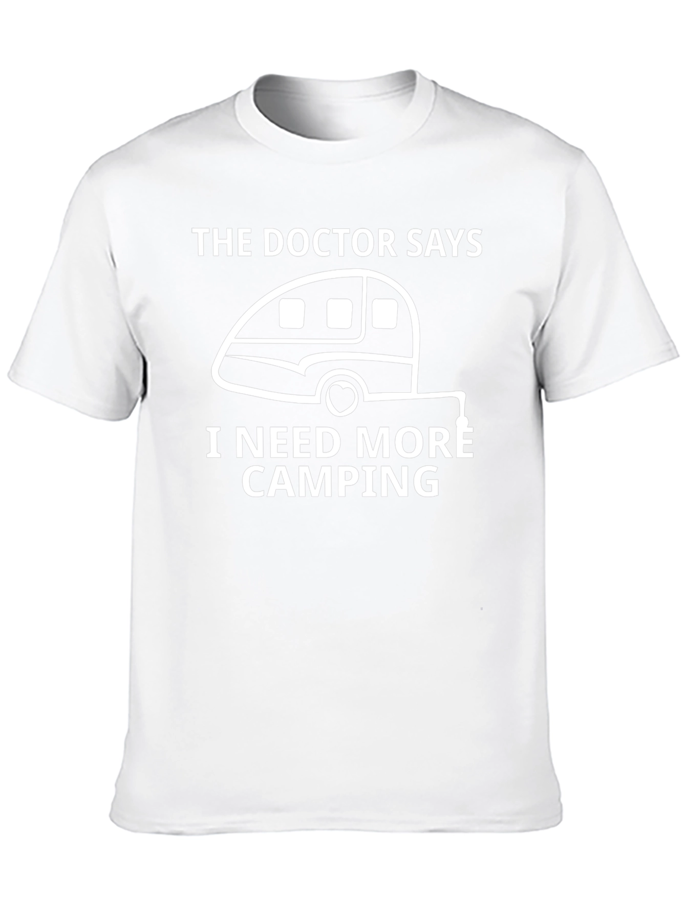 Doctor Says Camping T-Shirt - Black