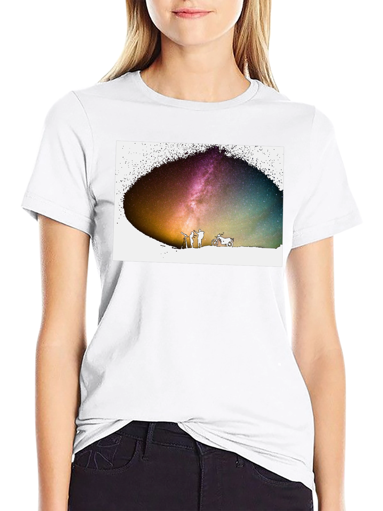 Cosmic Explorers T-Shirt - Stargazing Adventure Tee