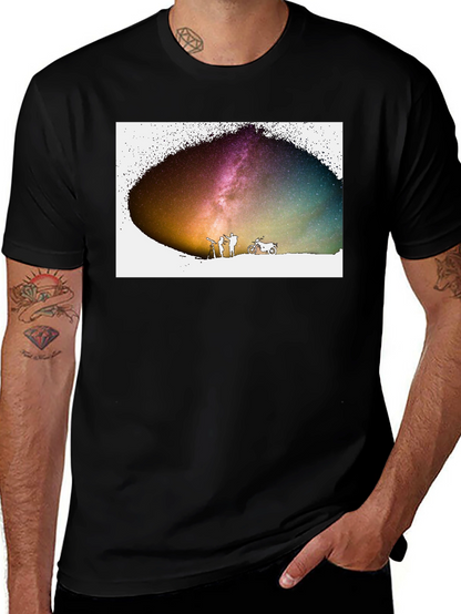 Cosmic Explorers T-Shirt - Stargazing Adventure Tee