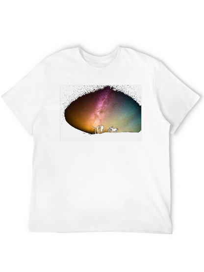 Cosmic Explorers T-Shirt - Stargazing Adventure Tee