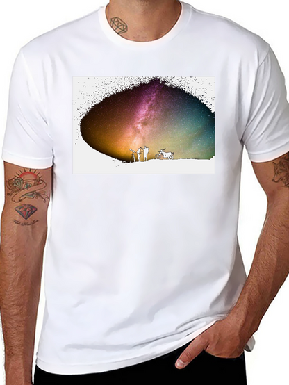 Cosmic Explorers T-Shirt - Stargazing Adventure Tee