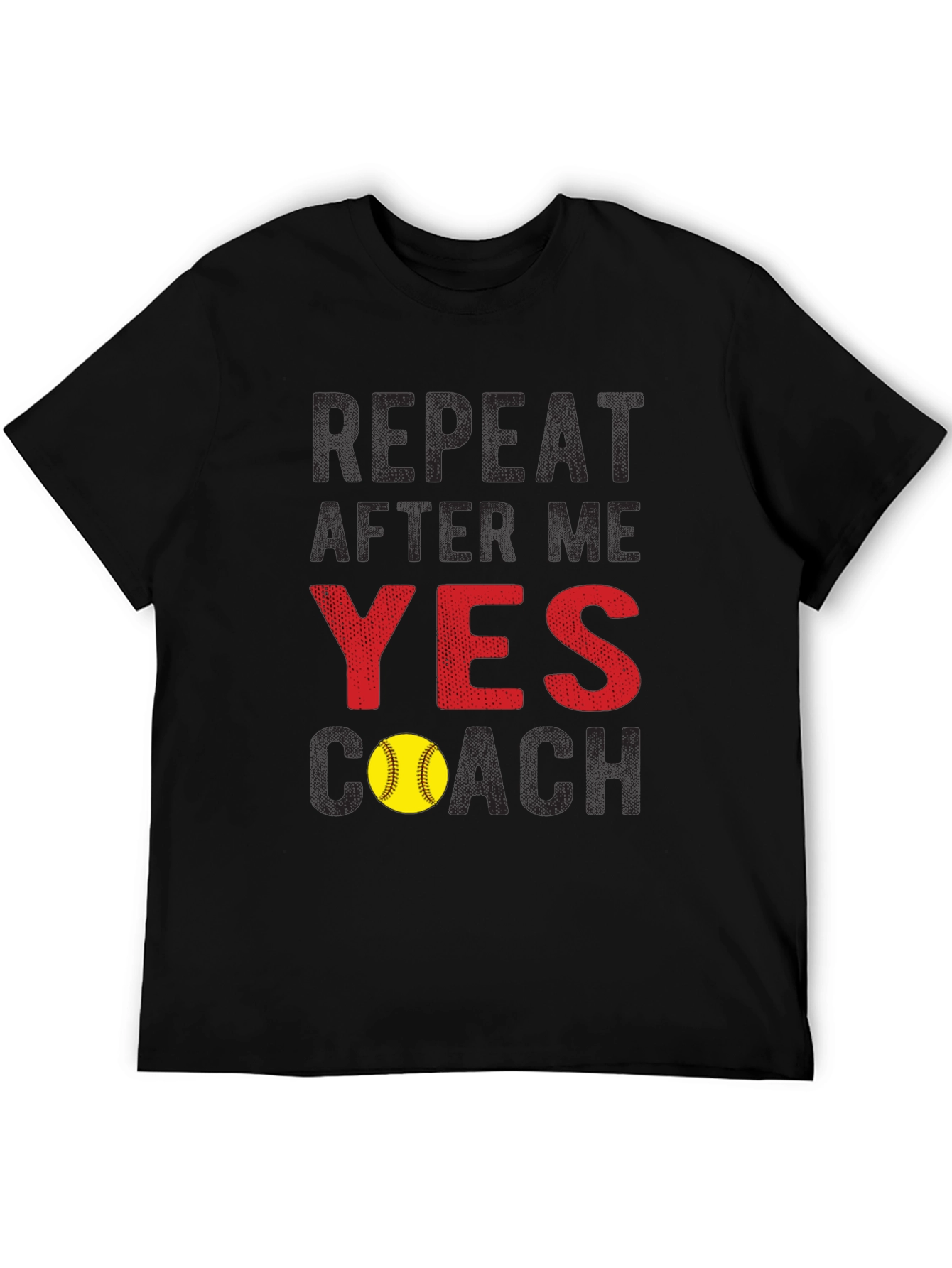 Yes Coach Softball T-Shirt