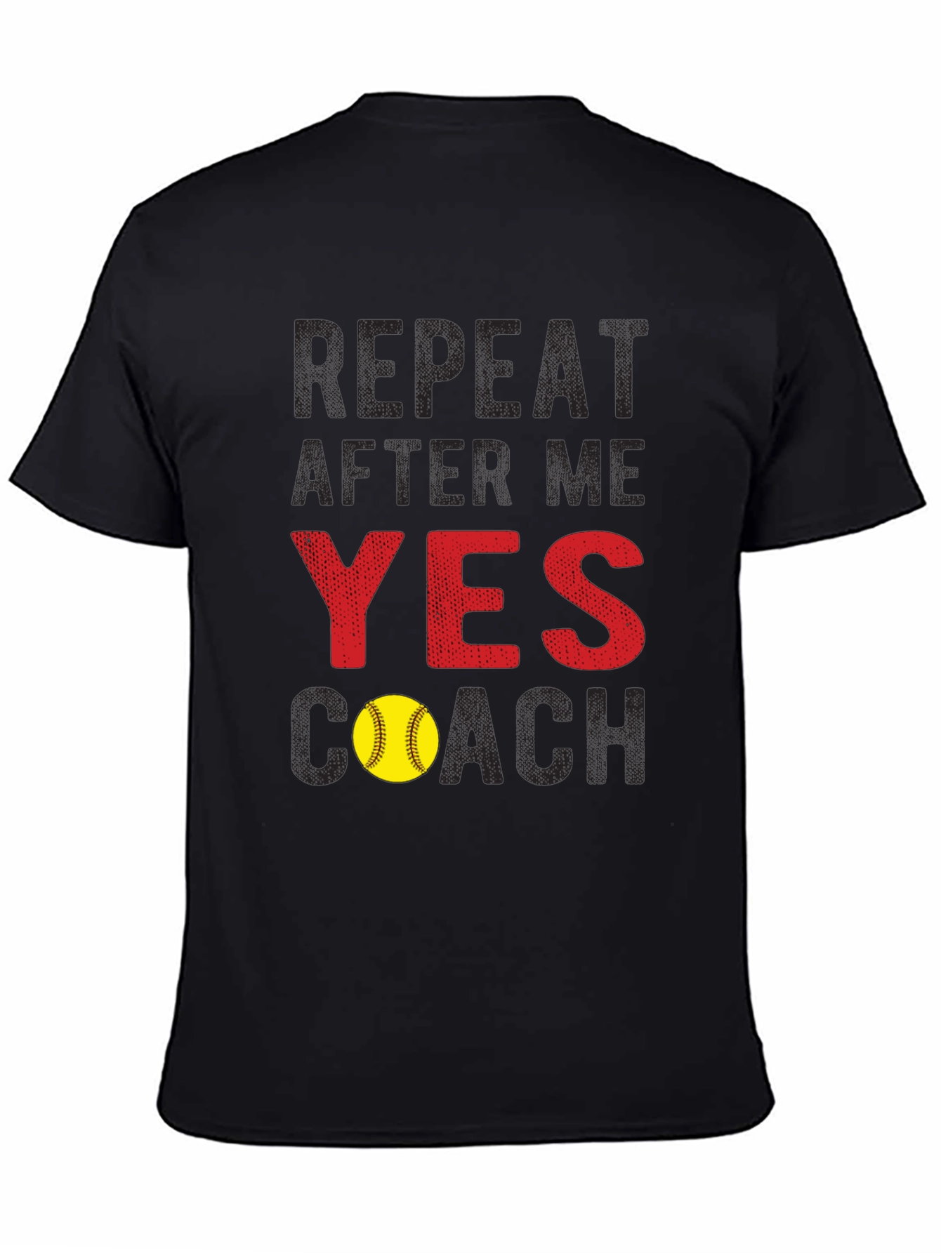Yes Coach Softball T-Shirt