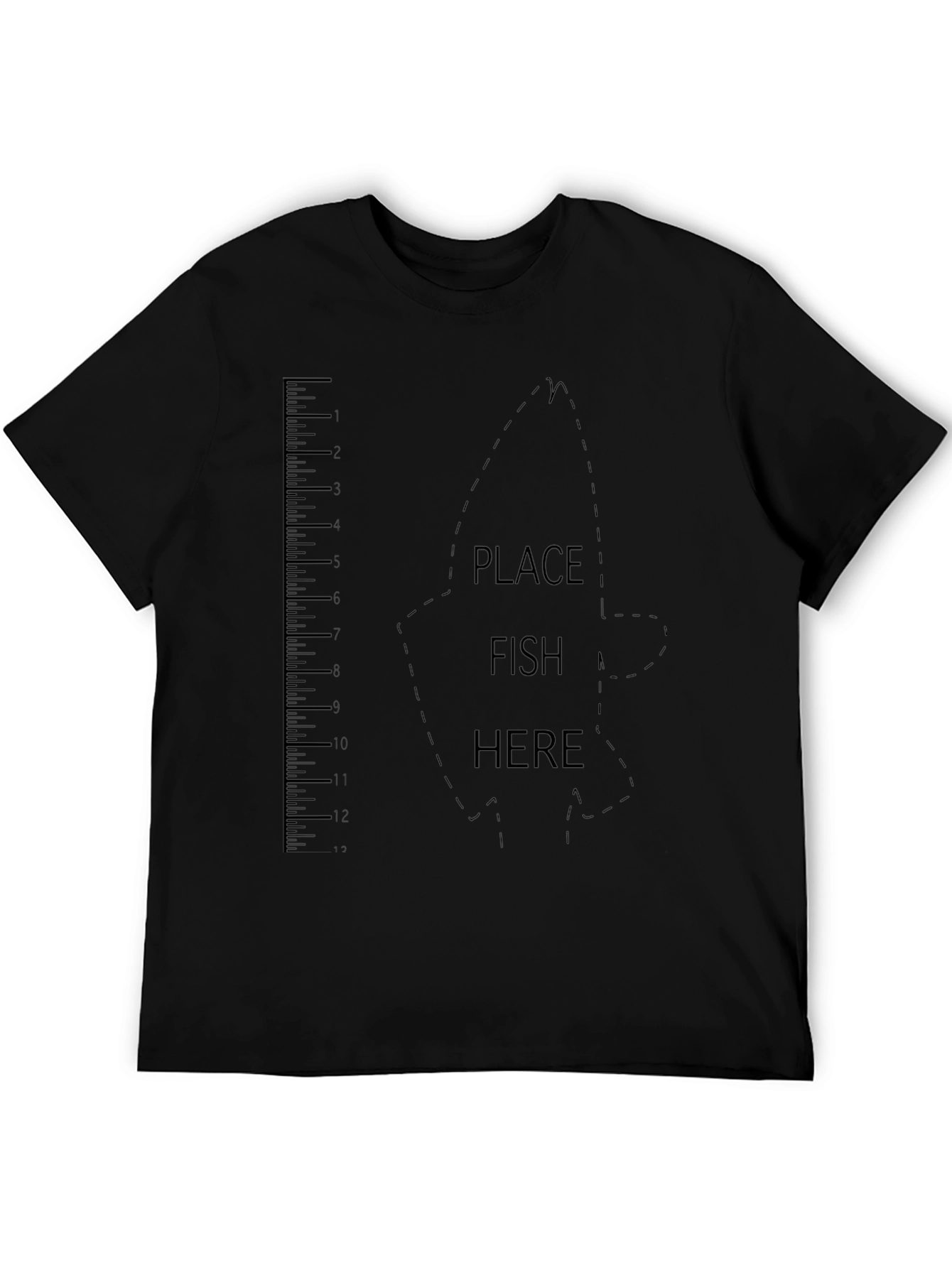 Fish Ruler Graphic T-Shirt