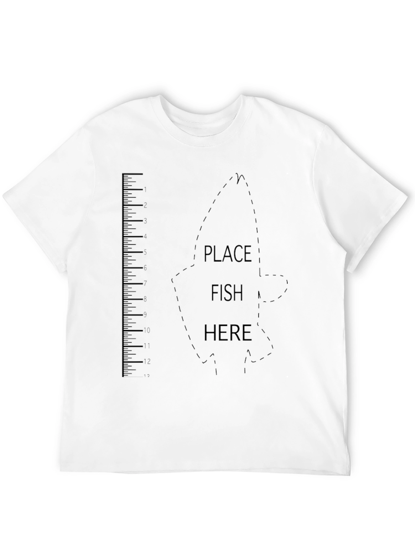 Fish Ruler Graphic T-Shirt