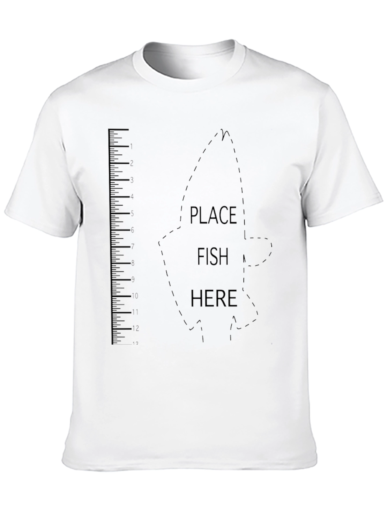 Fish Ruler Graphic T-Shirt