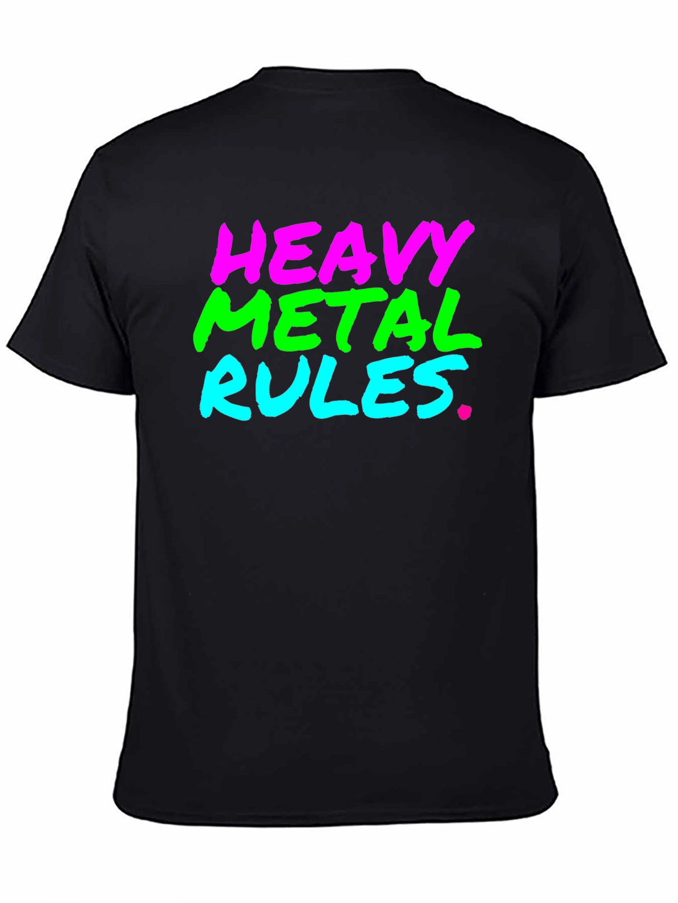 Heavy Metal Rules Black T-Shirt