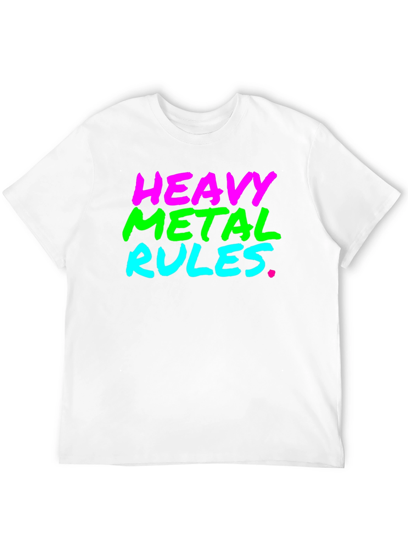 Heavy Metal Rules Black T-Shirt