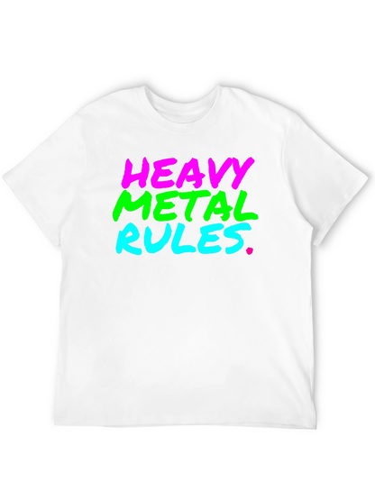 Heavy Metal Rules Black T-Shirt