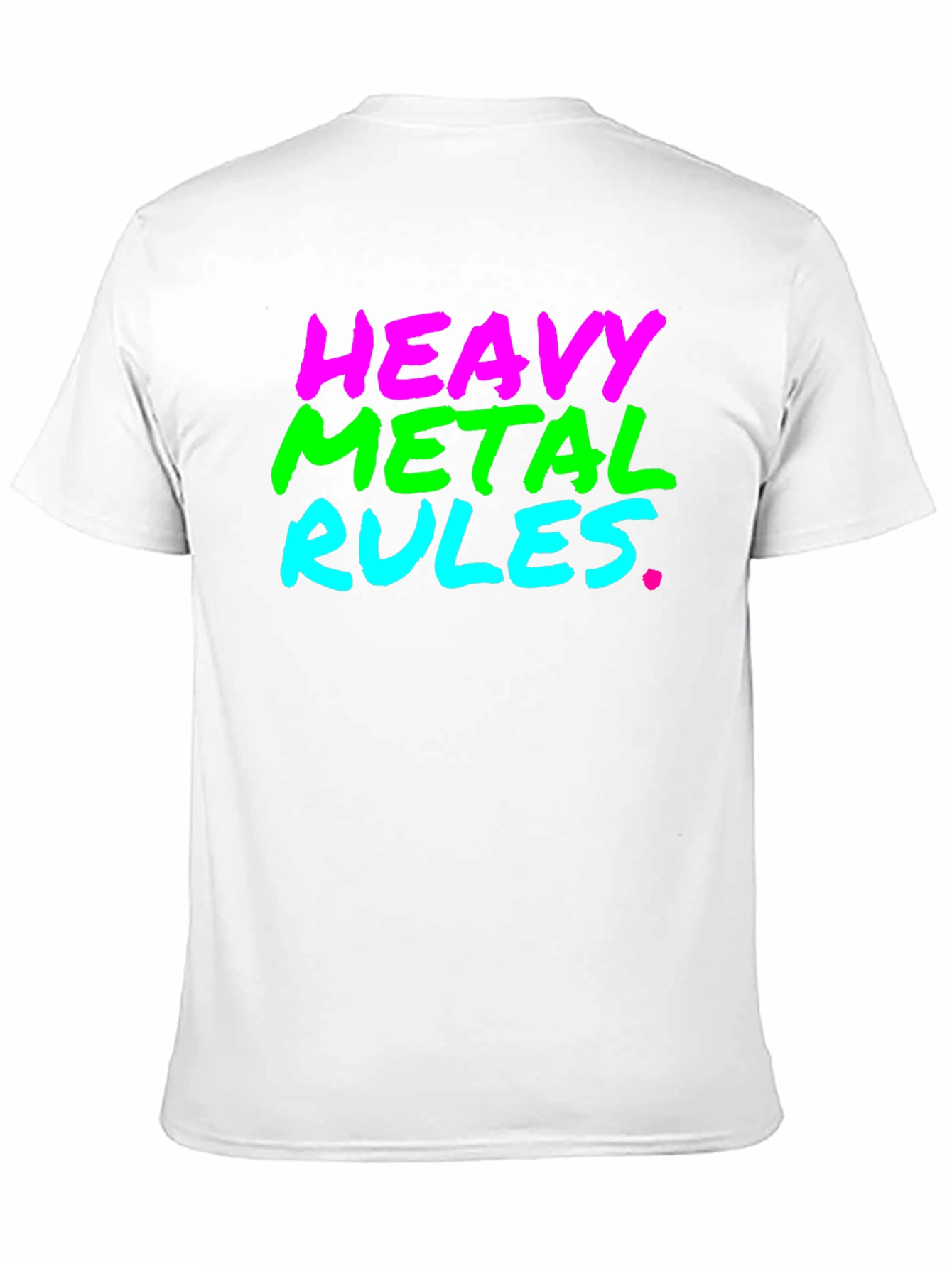 Heavy Metal Rules Black T-Shirt