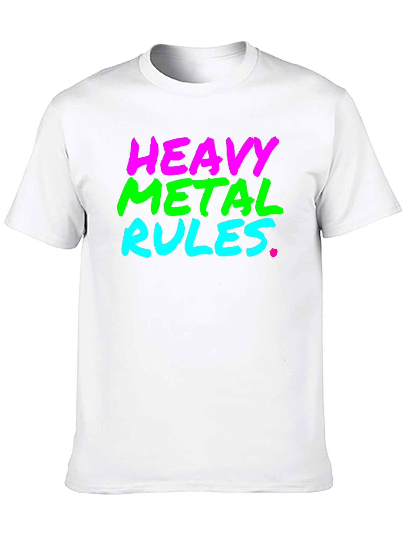 Heavy Metal Rules Black T-Shirt