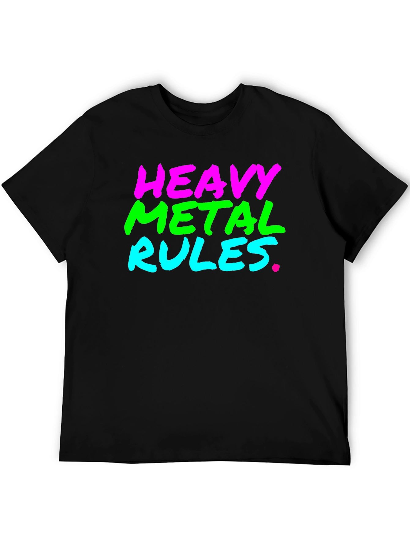 Heavy Metal Rules Black T-Shirt