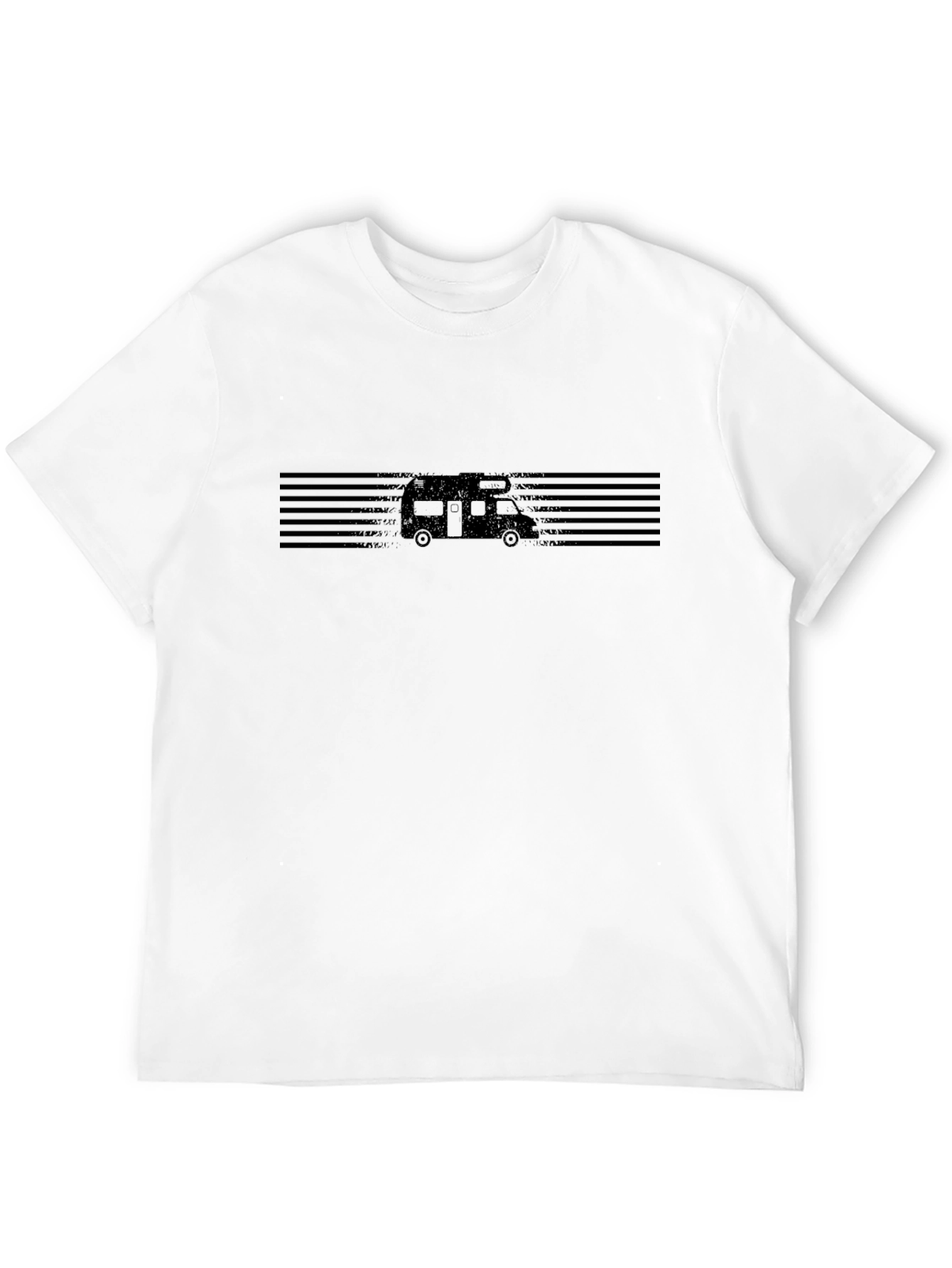 Retro RV Graphic T-Shirt - Black