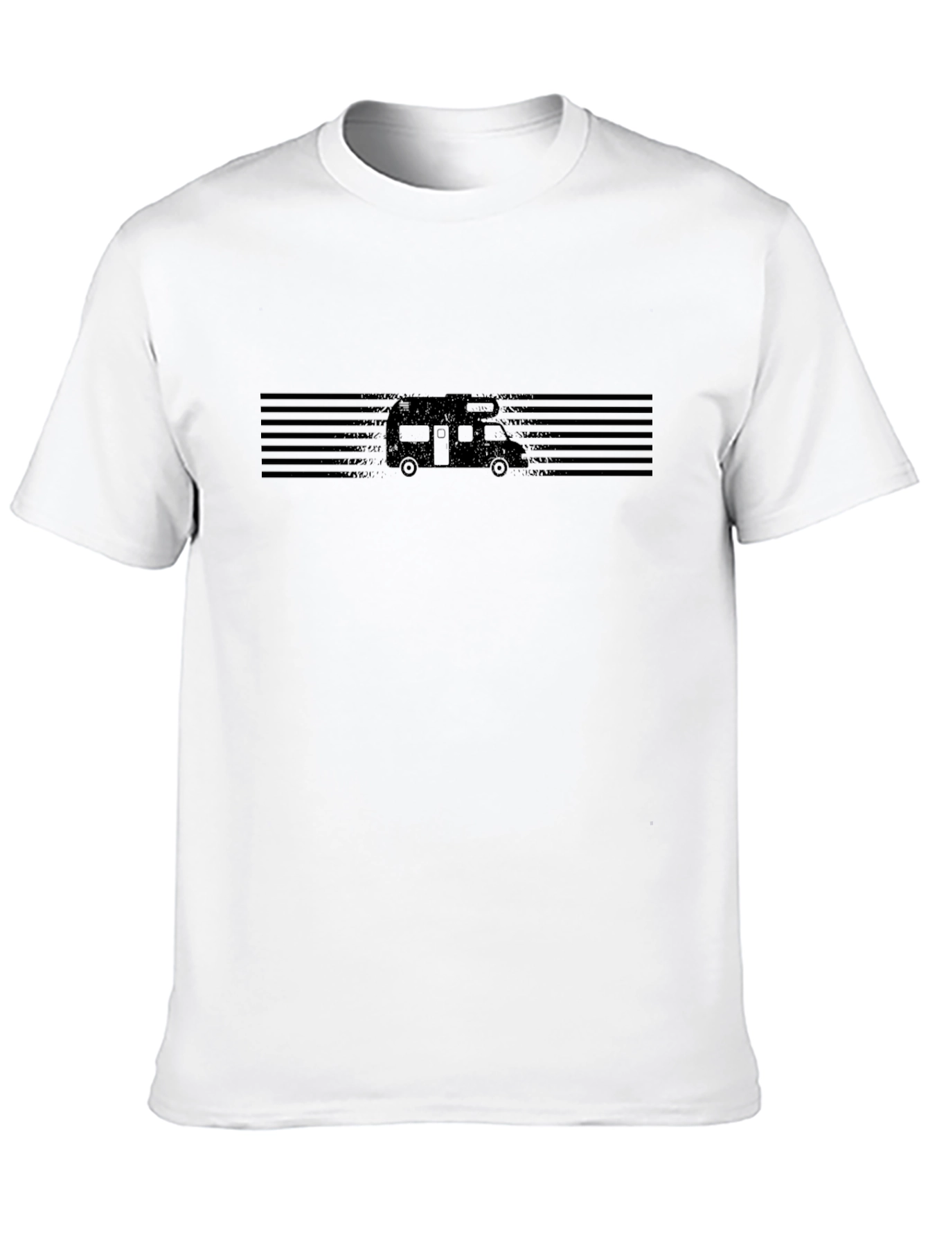 Retro RV Graphic T-Shirt - Black