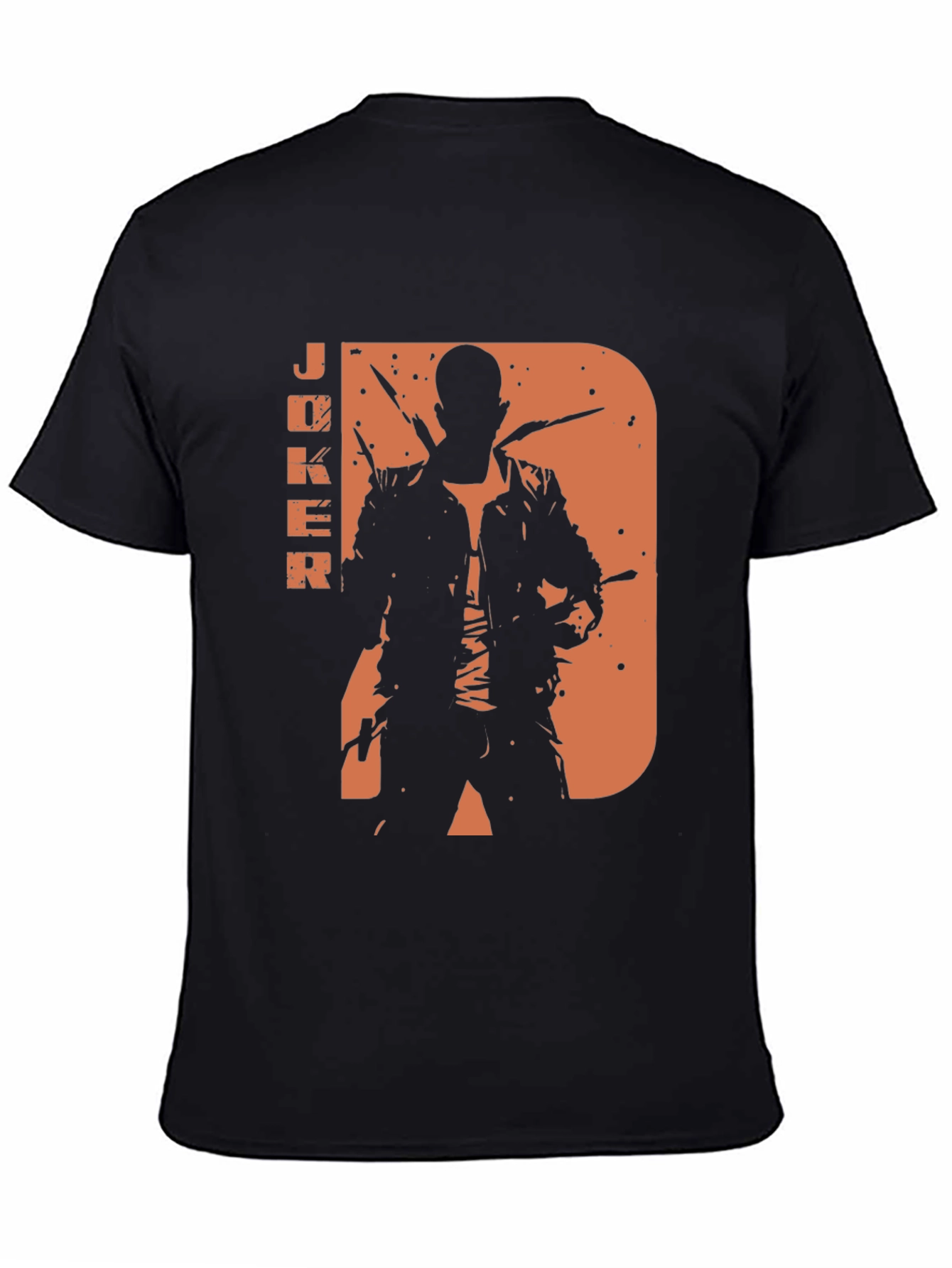 Joker Silhouette Graphic Tee - Mens Black T-Shirt