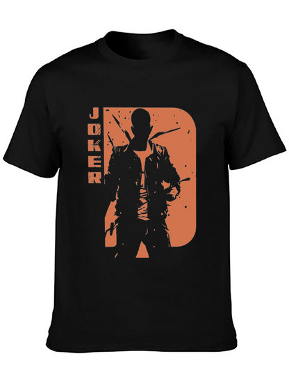 Joker Silhouette Graphic Tee - Mens Black T-Shirt