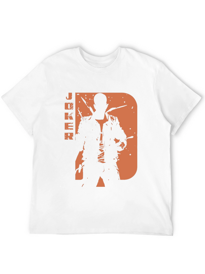 Joker Silhouette Graphic Tee - Mens Black T-Shirt