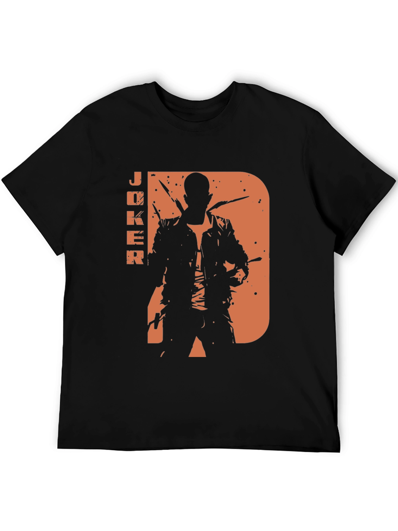 Joker Silhouette Graphic Tee - Mens Black T-Shirt