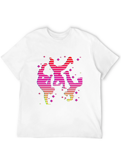 Retro Dancer Graphic Tee - Black