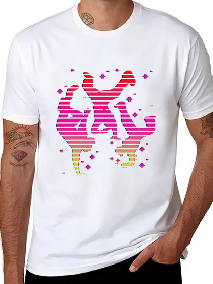 Retro Dancer Graphic Tee - Black